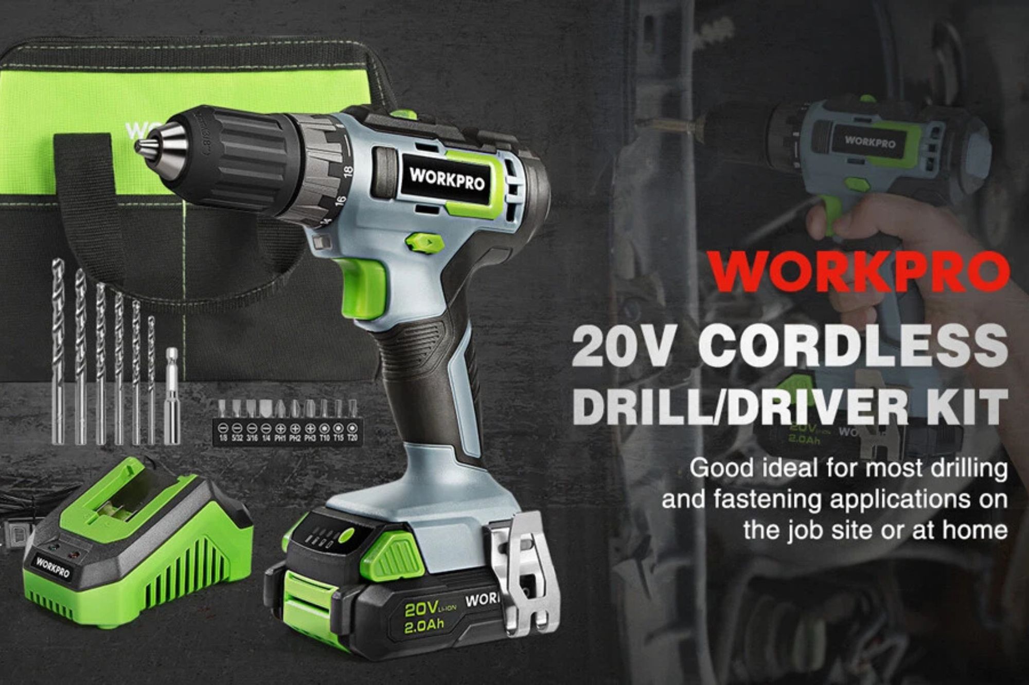 20V Cordless Drill Set 148 Pieces - Best Dropshipping Product for Home Improvement
