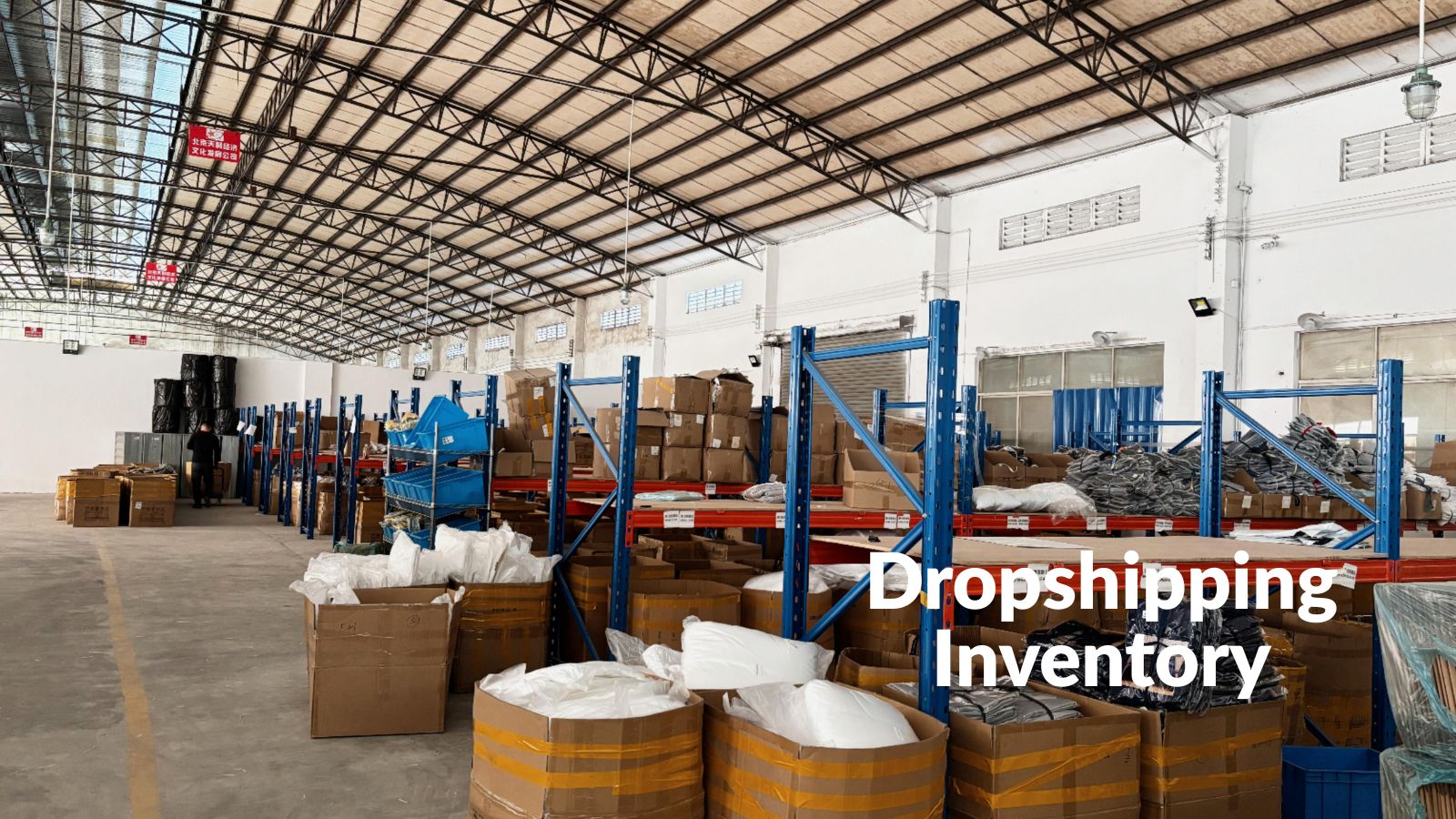 Warehouse with dropshipping inventory